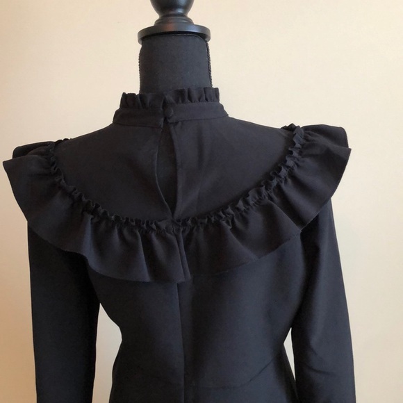 Stylish Ruffle Neck Dress 👗 - Picture 5 of 6